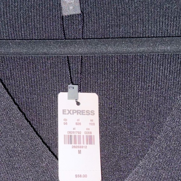 Express V-Neck Sweater - Medium - Picture 4 of 5